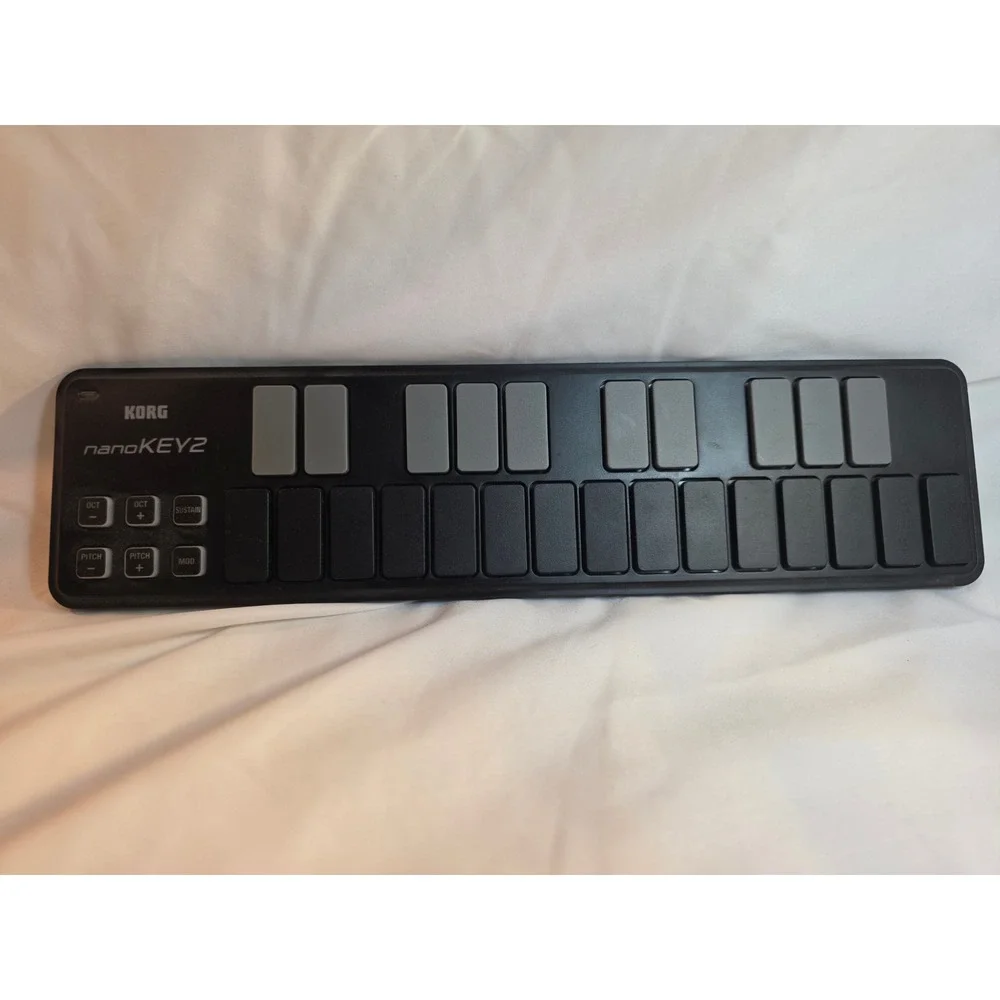 Korg nanoKEY2 Slim-Line USB MIDI Controller Black 25-Key Keyboard NANOKEY2BK